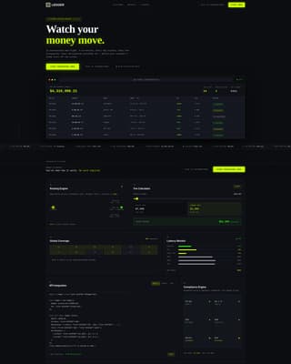 Ledger - Powerful Payment Landing Page Template