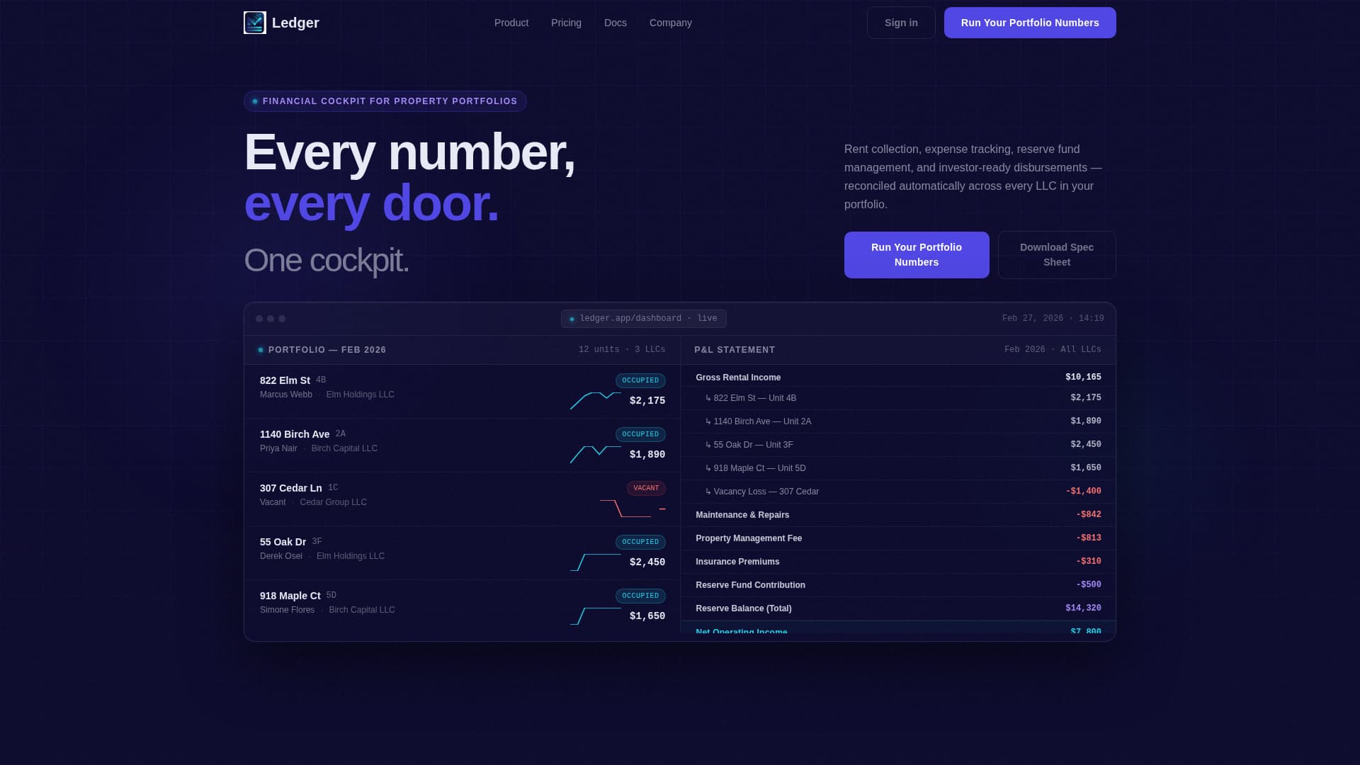 Manage — Property Platform Landing Page Template