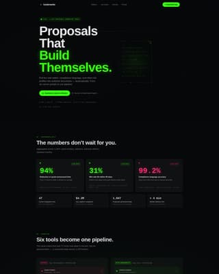 Underwrite - Automated Proposal Landing Page Template
