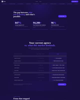 Ticker - Dynamic Compliance Landing Page Template