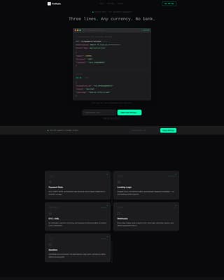 Finrails - Powerful Fintech Landing Page Template