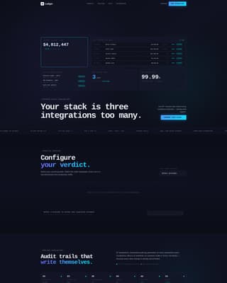 Nexus — Fintech Platform Landing Page Template