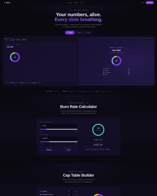 Deck - Powerful Fintech Landing Page Template