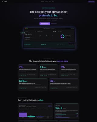 Fintech Startup Professional Website Template