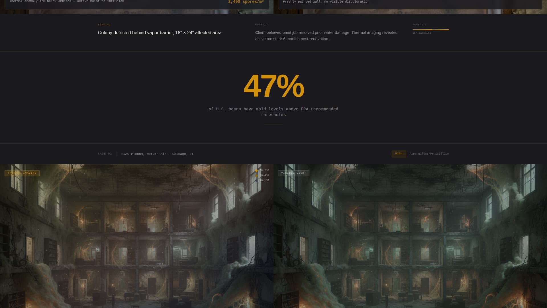Spore - Immersive Inspection Landing Page Template