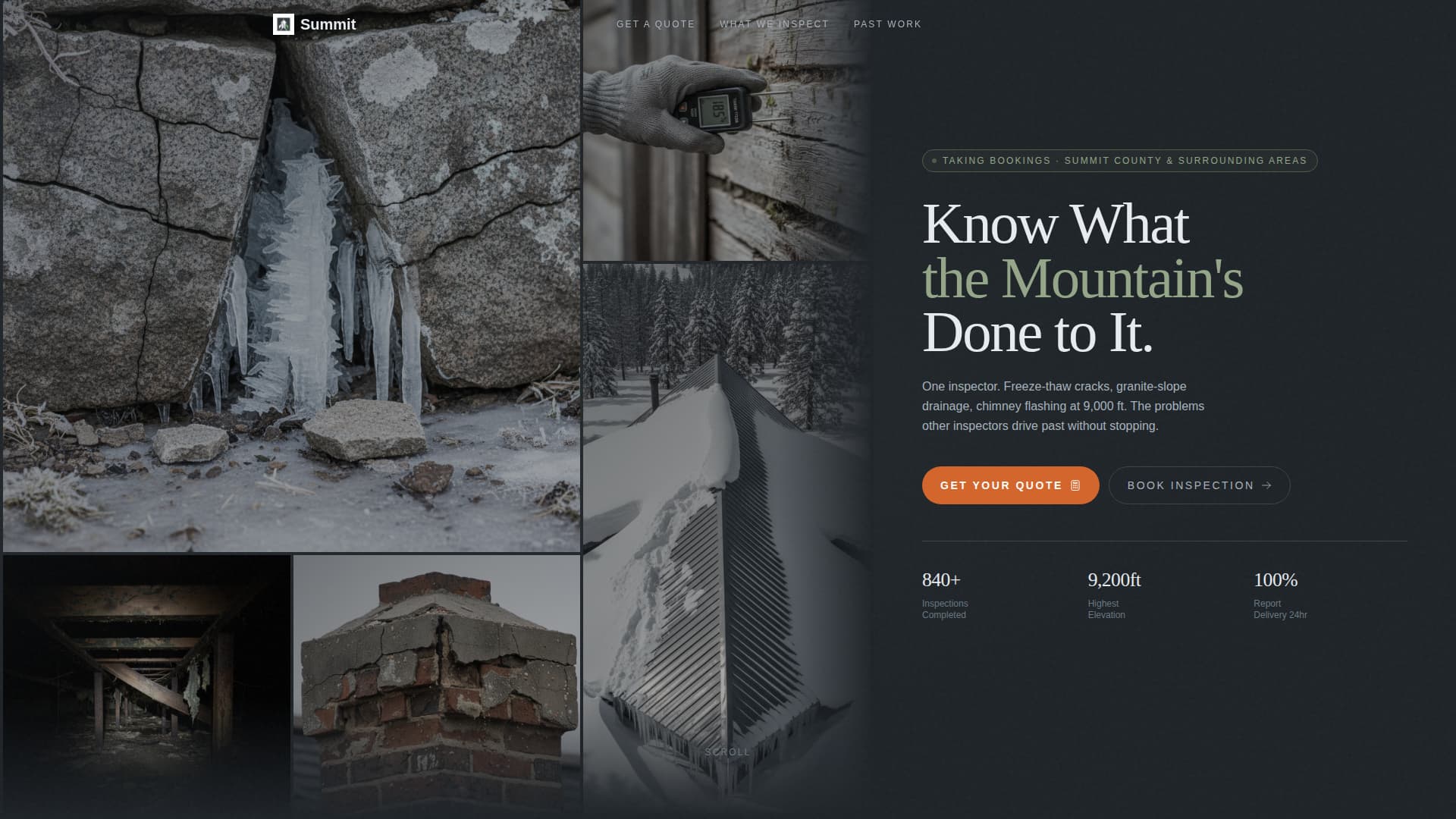 Summit - Trusted Mountainproperty Landing Page Template