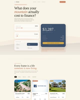 Escrow - Trusted Mountainproperty Landing Page Template