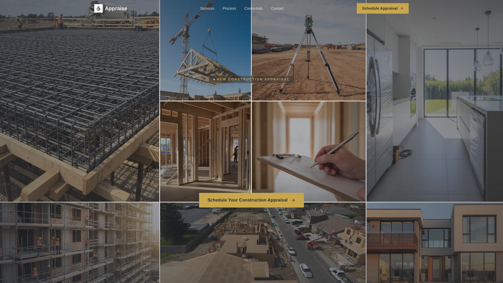 New - Premium Construction Landing Page Template