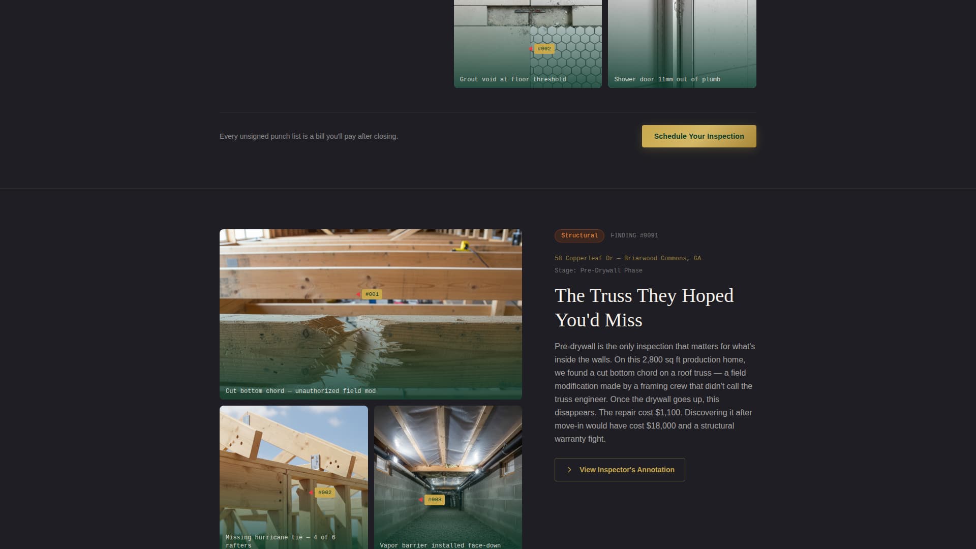 Punchlist - Authoritative Inspection Landing Page Template