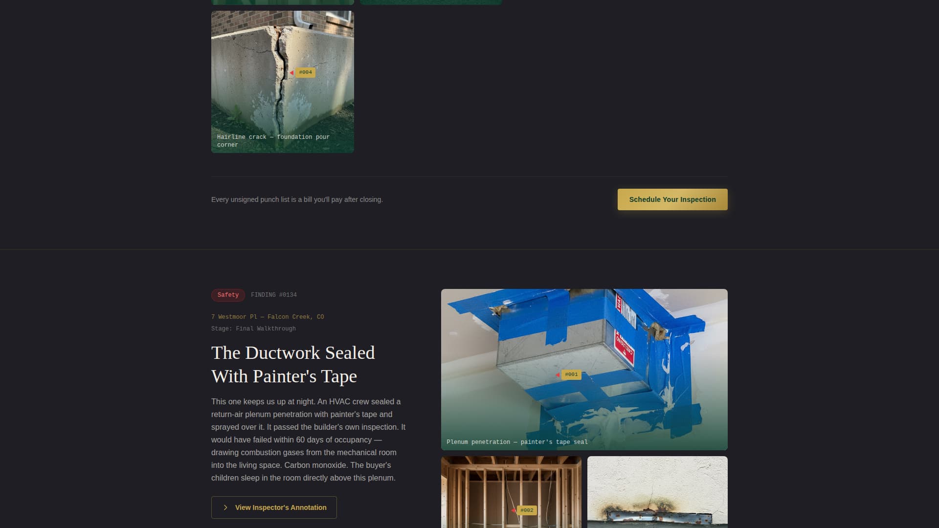 Punchlist - Authoritative Inspection Landing Page Template