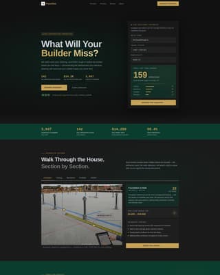 Punchlist - Executive Home Inspection Landing Page Template