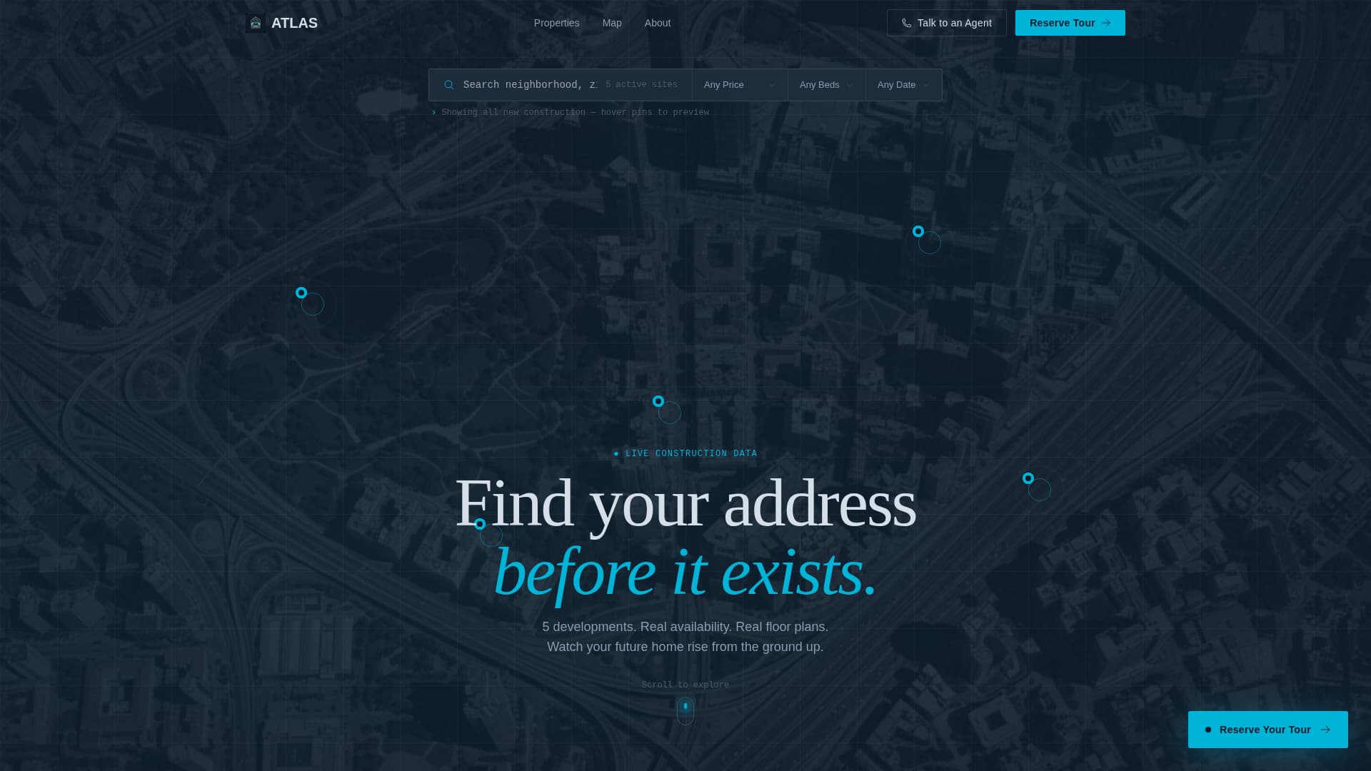 Atlas - Precision Construction Landing Page Template