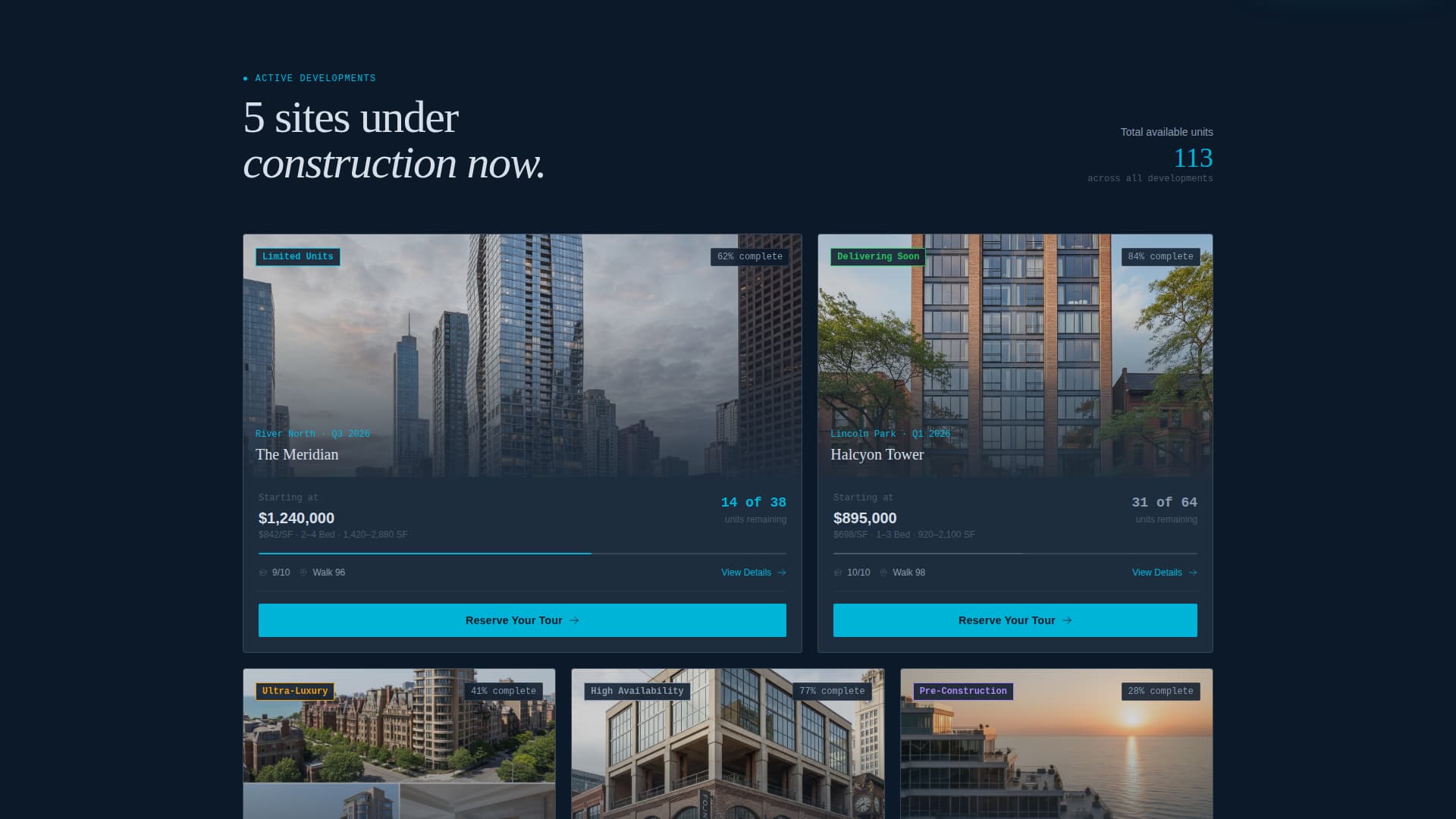 Atlas - Precision Construction Landing Page Template