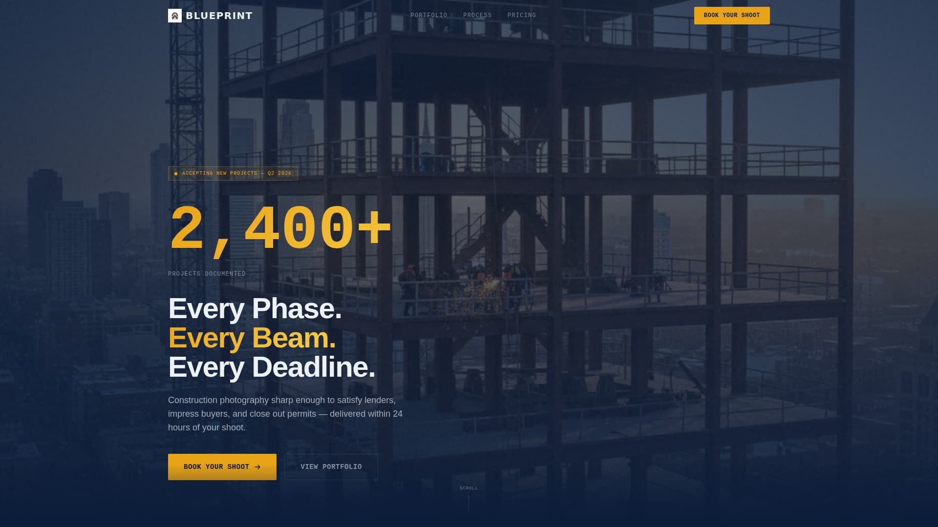 Build — Trusted Construction Landing Page Template