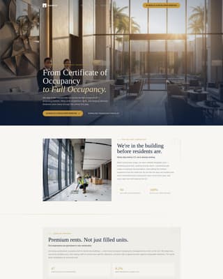 Handover - Pristine Property Landing Page Template