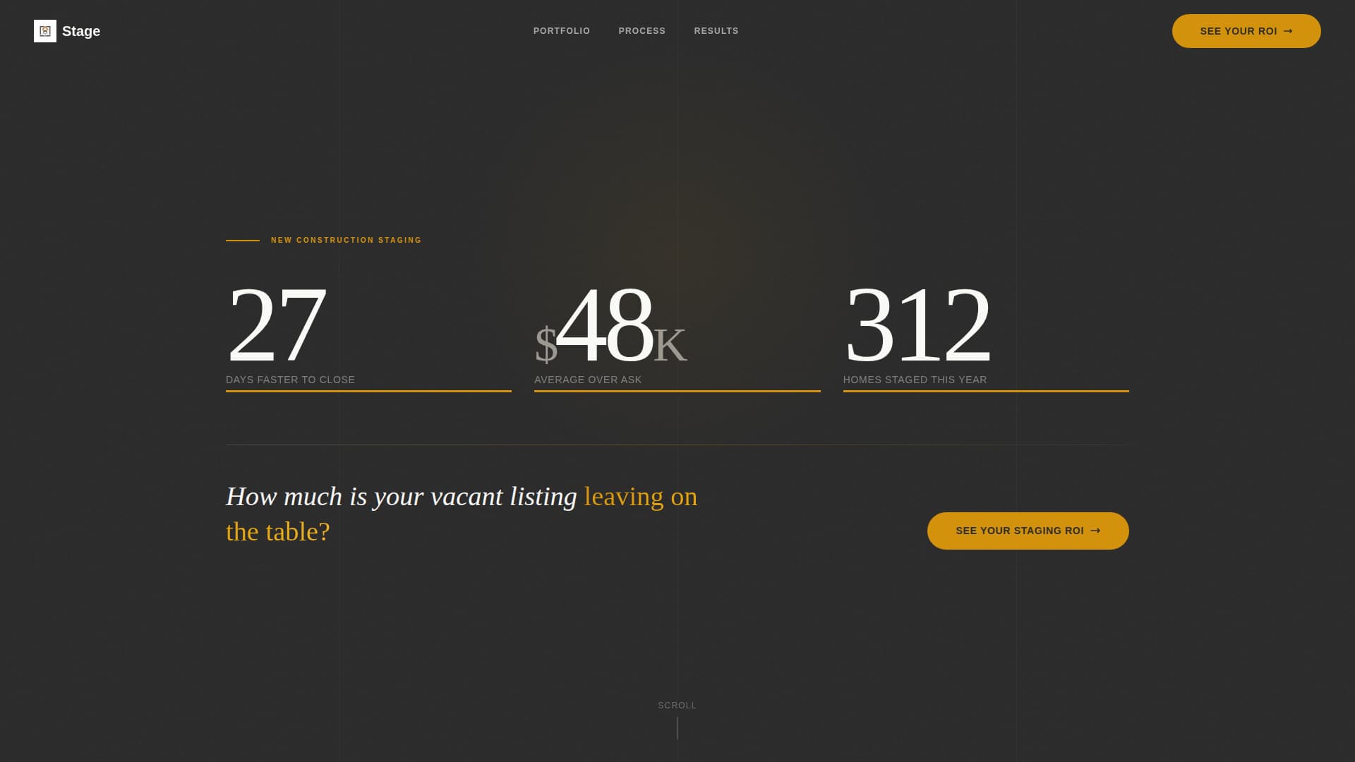 Stageroi - Highconverting Newconstruction Landing Page Template
