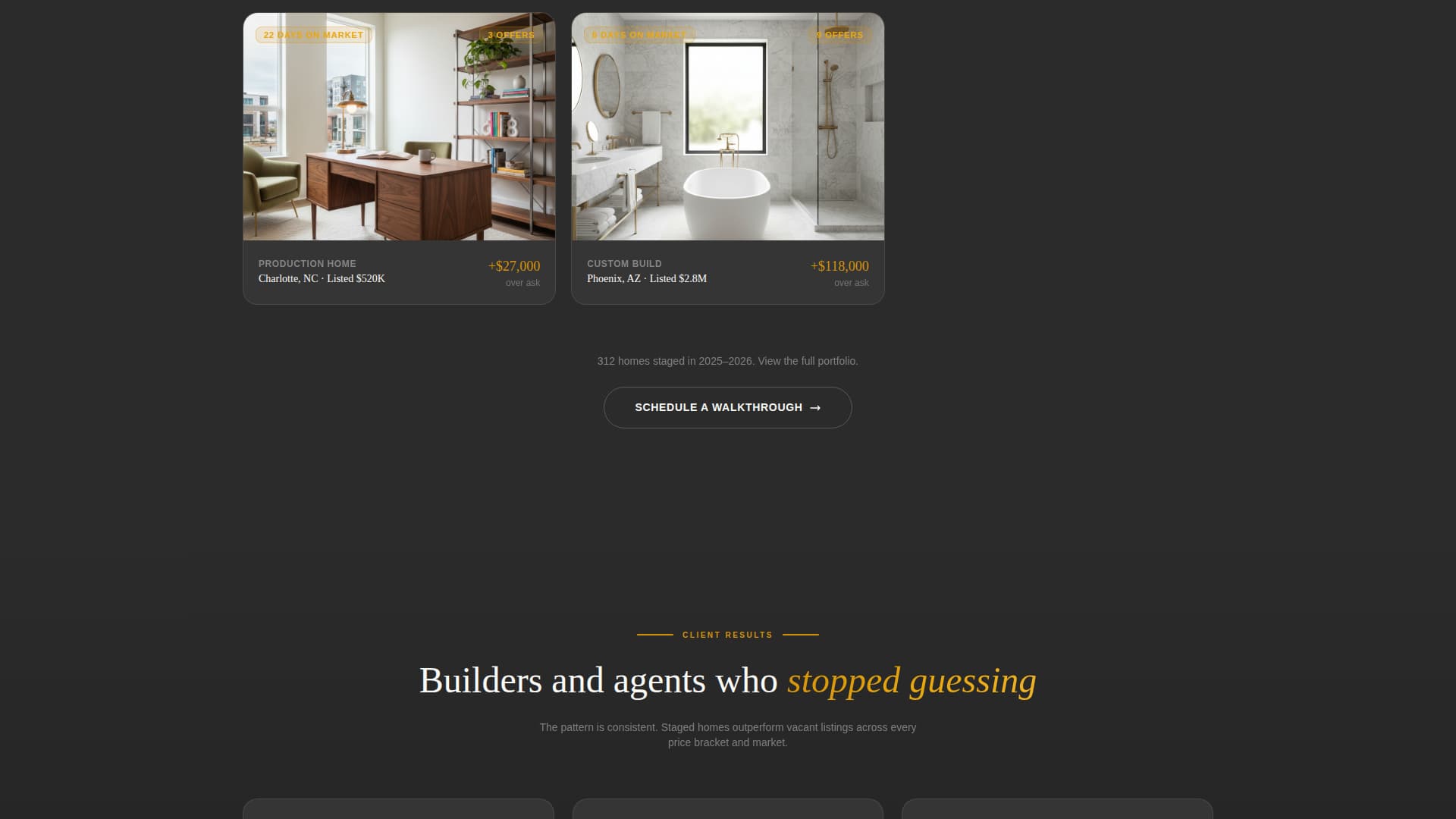 Stageroi - Highconverting Newconstruction Landing Page Template