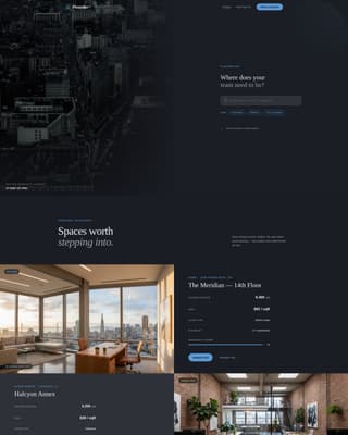 Floorplan - Cinematic Commercial Landing Page Template