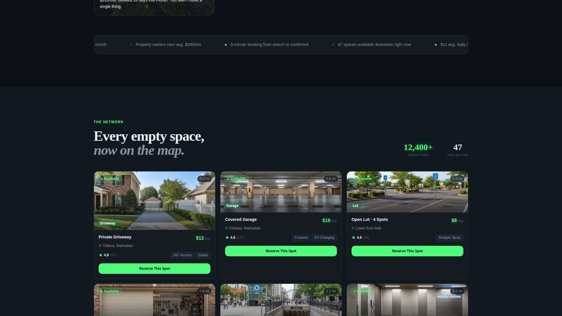 Parked - Seamless Parking Landing Page Template