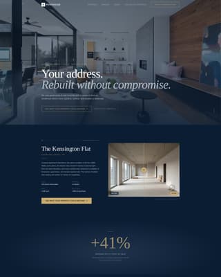 Penthouse - Transformative Luxury Landing Page Template