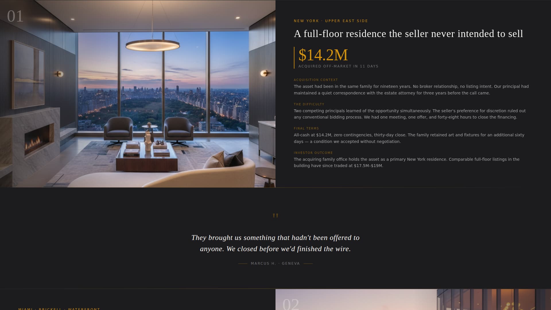 Penthouse - Exclusive Investment Landing Page Template
