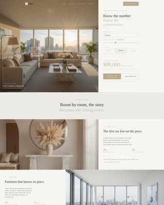 Penthouse - Elevated Staging Landing Page Template