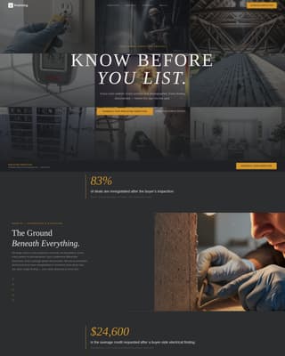 Prelisting - Whiteglove Home Inspection Landing Page Template