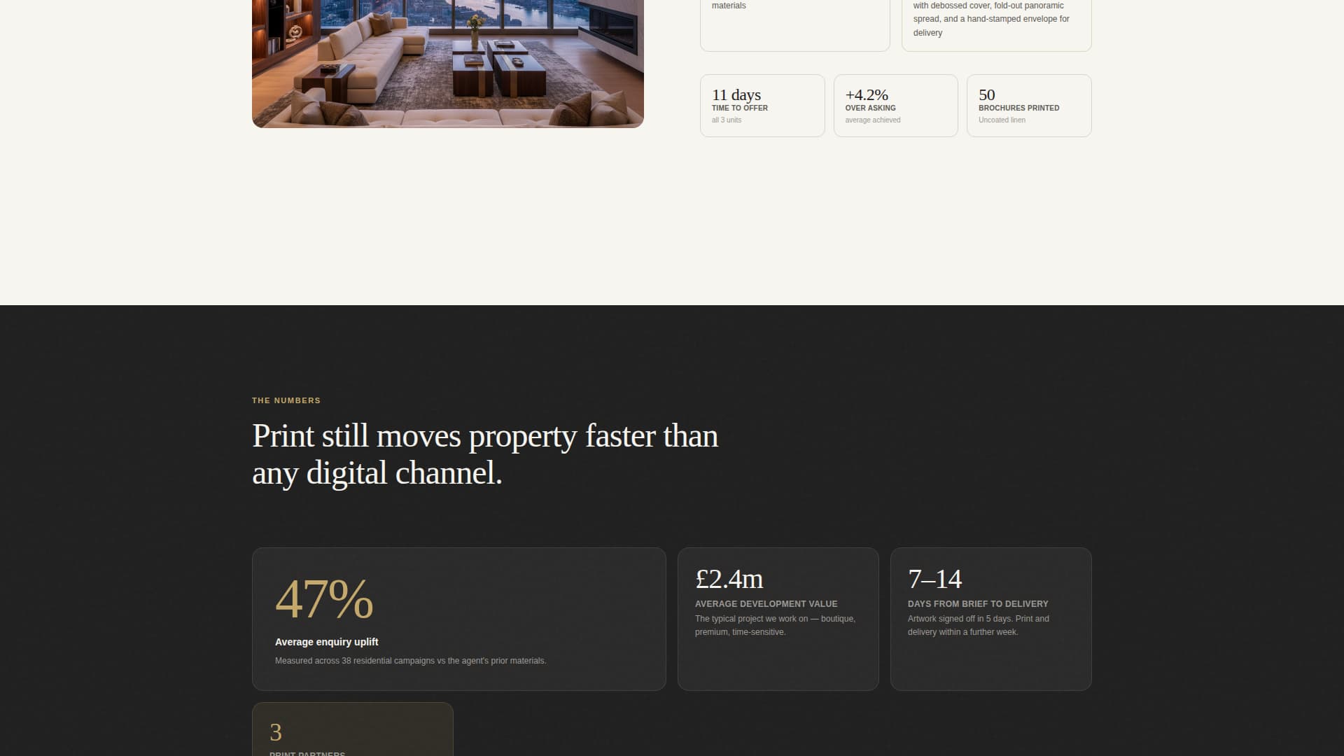 Folio - Immersive Propertybrochure Landing Page Template