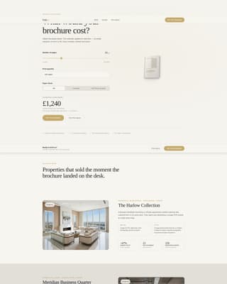 Folio - Immersive Propertybrochure Landing Page Template