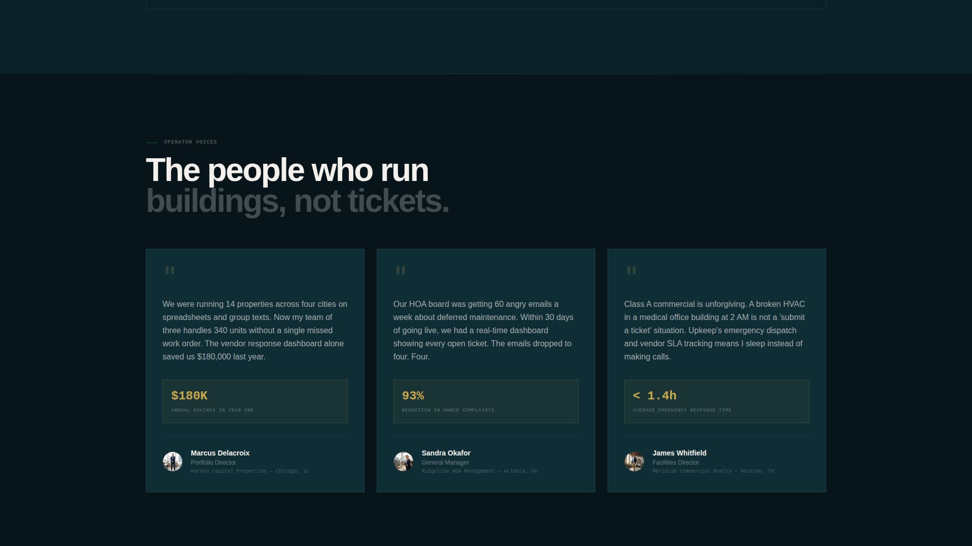 Upkeep - Powerful Proptech Landing Page Template