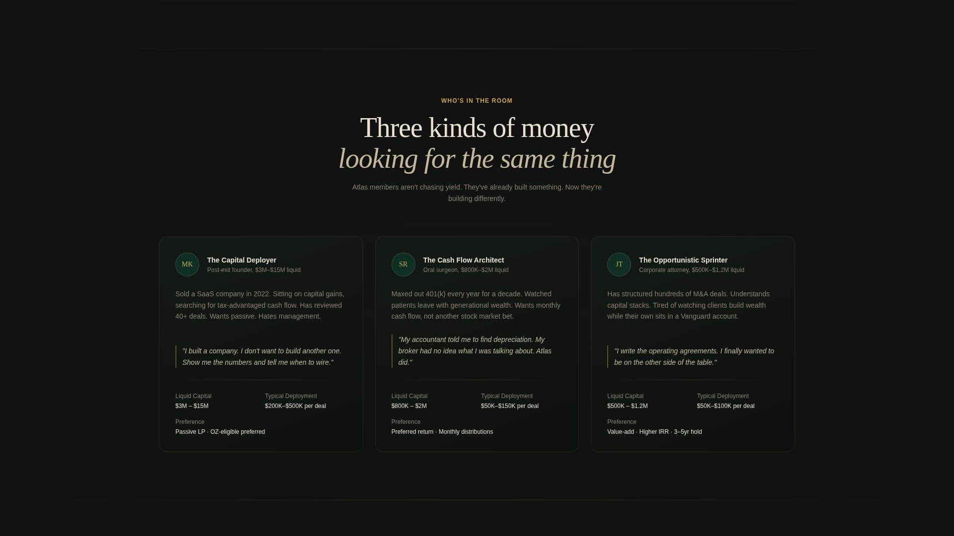 Atlas - Exclusive Investment Landing Page Template