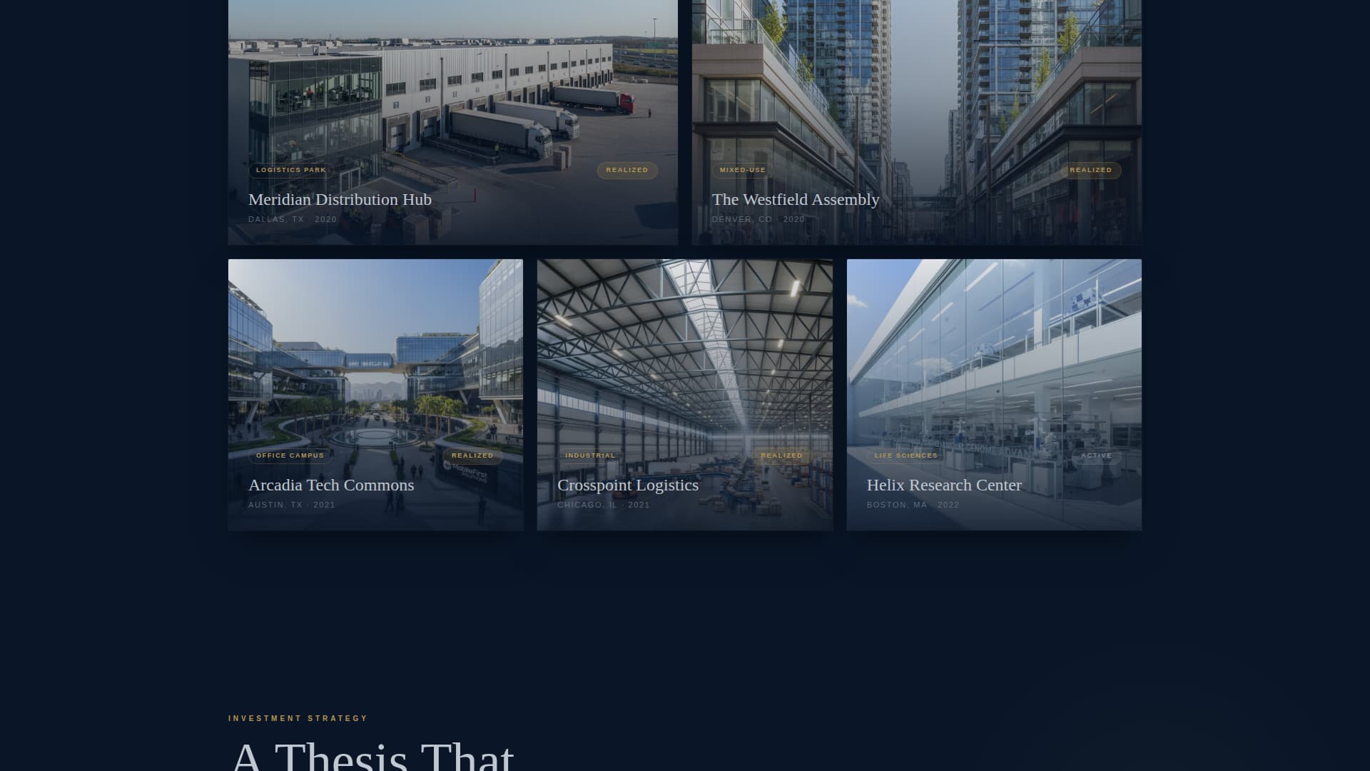 Allocate - Executive Commercialrealestate Landing Page Template
