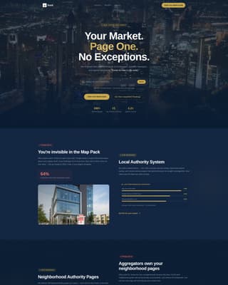 Rank - Authoritative Realestate Landing Page Template
