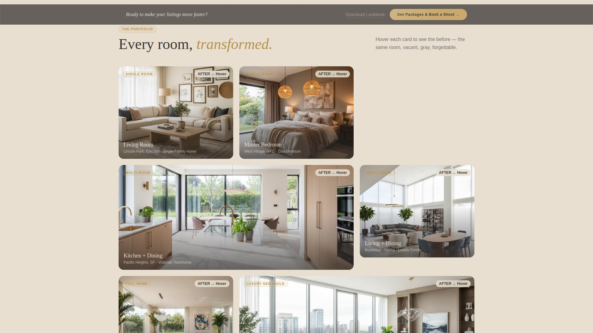 Staged - Scrollstopping Property Landing Page Template