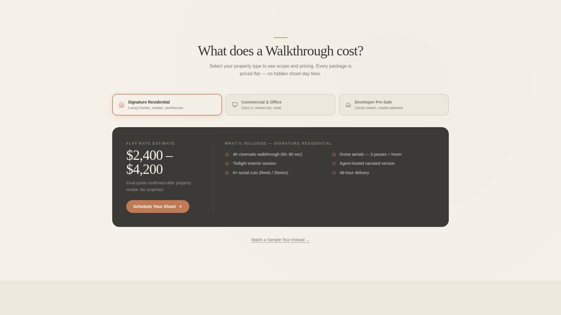 Walkthrough - Cinematic Realestate Landing Page Template