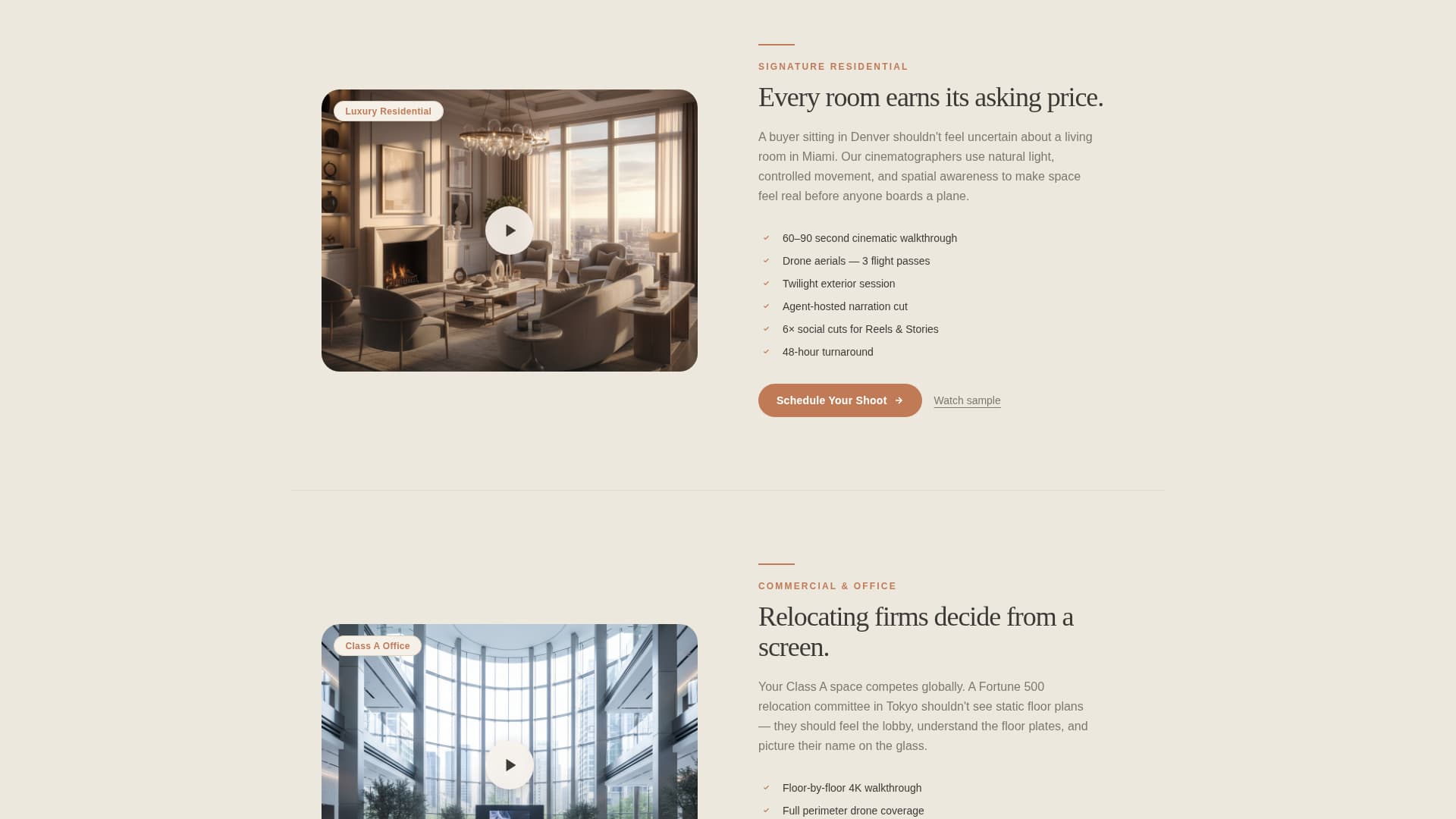Walkthrough - Cinematic Realestate Landing Page Template