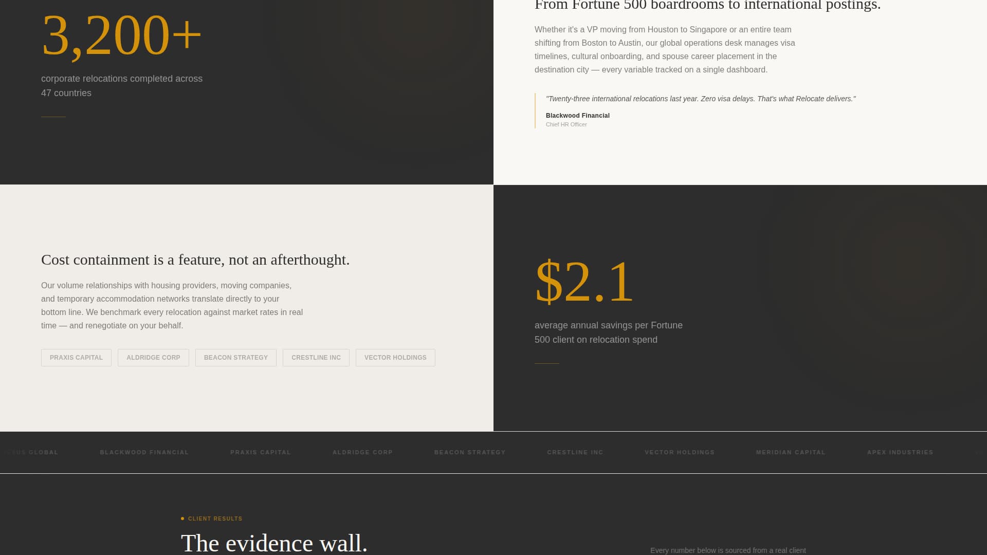 Relocate - Precision Corporaterelocation Landing Page Template