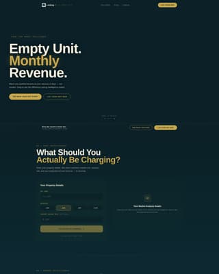 Listing - Precision Rental Landing Page Template