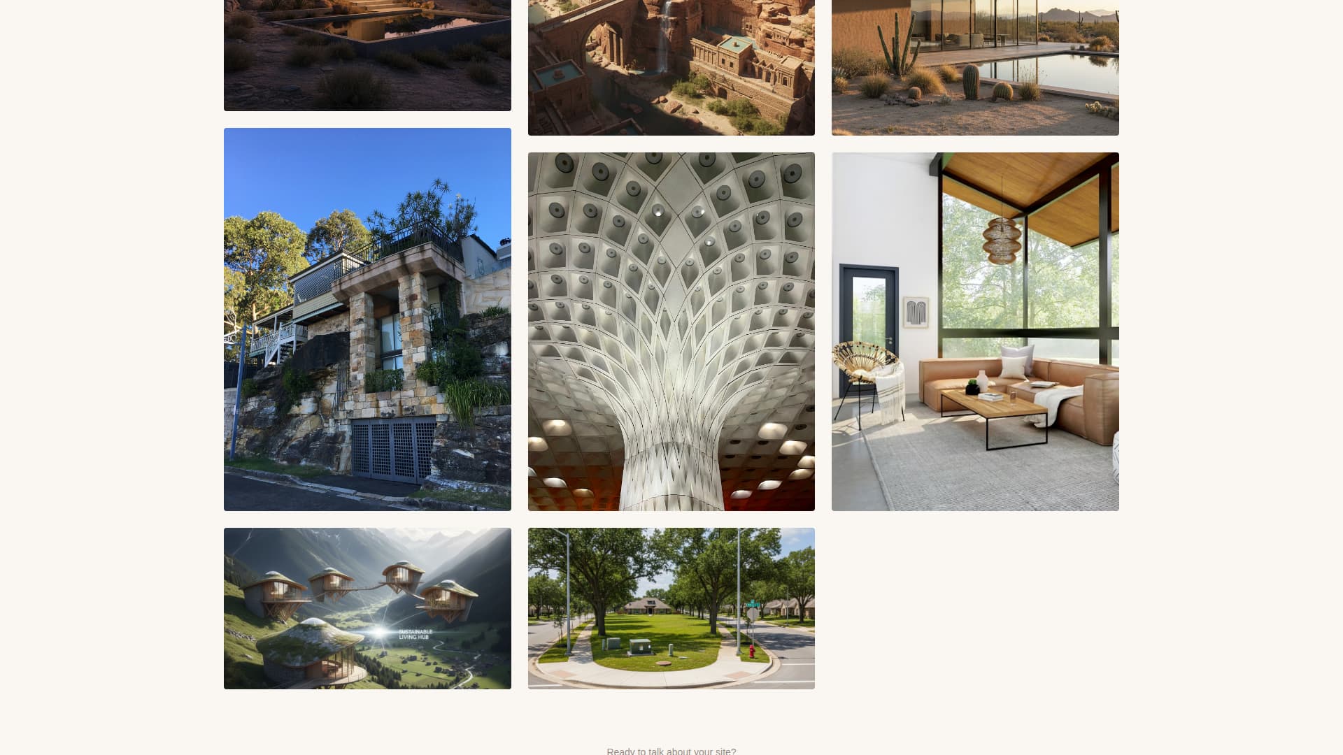 Mesa - Sculptural Architecture Landing Page Template