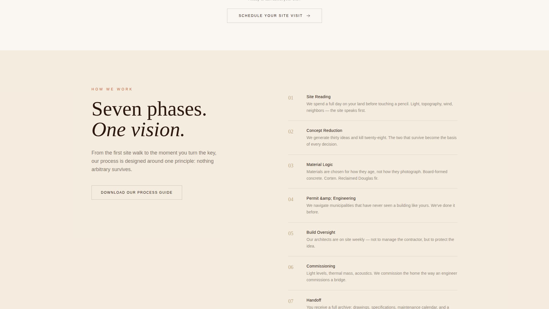 Mesa - Sculptural Architecture Landing Page Template