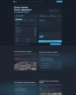 Fitness & Gym Software Cost Calculator Website Template
