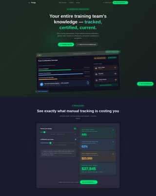 Fitness & Gym Software Specialist Cost Calculator Website Template