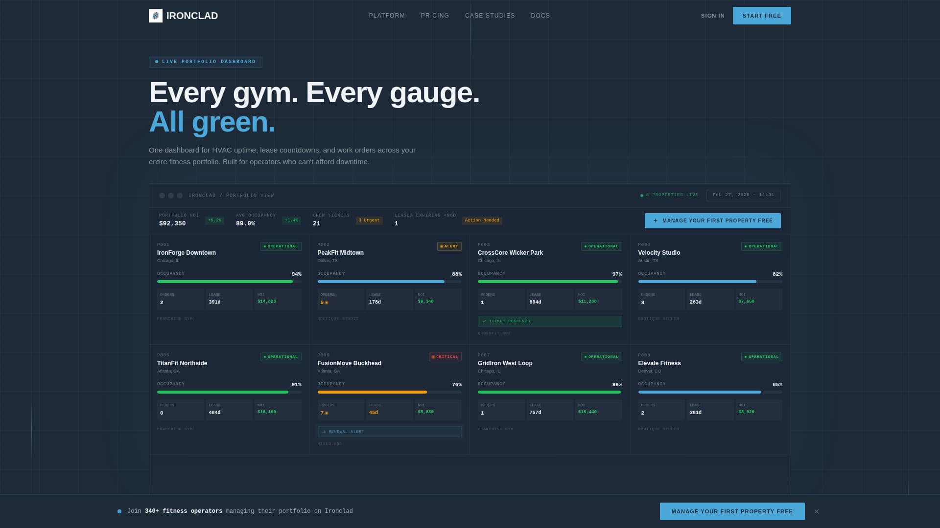 Fitness & Gym Software Advanced Professional Website Template