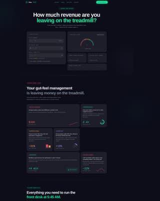 Fitness & Gym Software Expert Cost Calculator Website Template