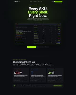 Racklog - Powerful Warehouse Landing Page Template