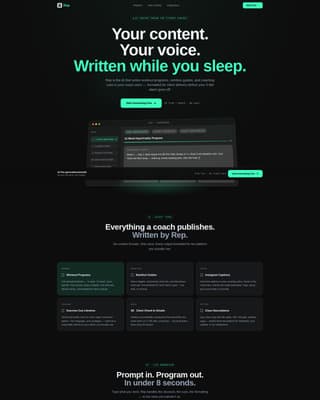 AI for Fitness Professional Website Template