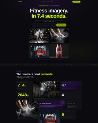 Flex - Dynamic Fitness Landing Page Template
