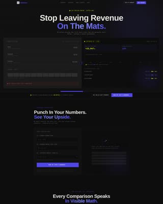 AI for Fitness Pricing Website Template