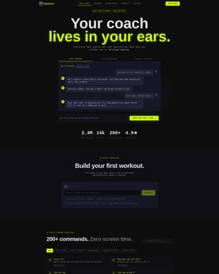 Rep - Powerful Fitness Landing Page Template