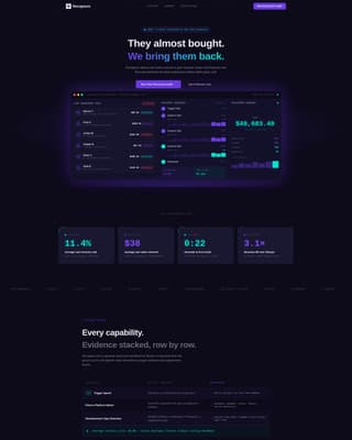 Fitness Email Marketing Professional Website Template